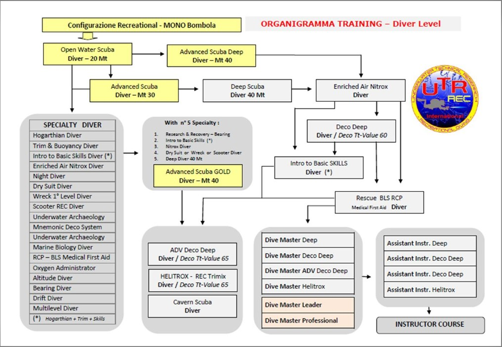 Organigramma Rec Diver UTR